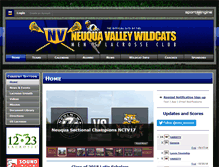 Tablet Screenshot of nvlax.org